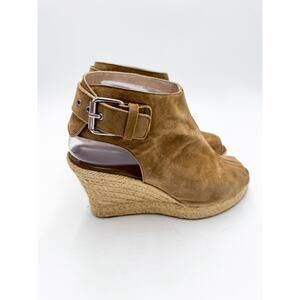 Elyse Walker Los Angeles "Lesley" Wedge Espadrilles Size 38.5